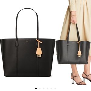 Tory Burch Perry Triple Compartment Leather Tote